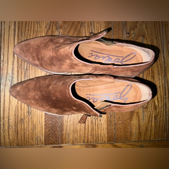 Zodiac Women’s Brown Leather Margot Suede Ankle Booties! Size 9.5M. - Picture 5 of 16